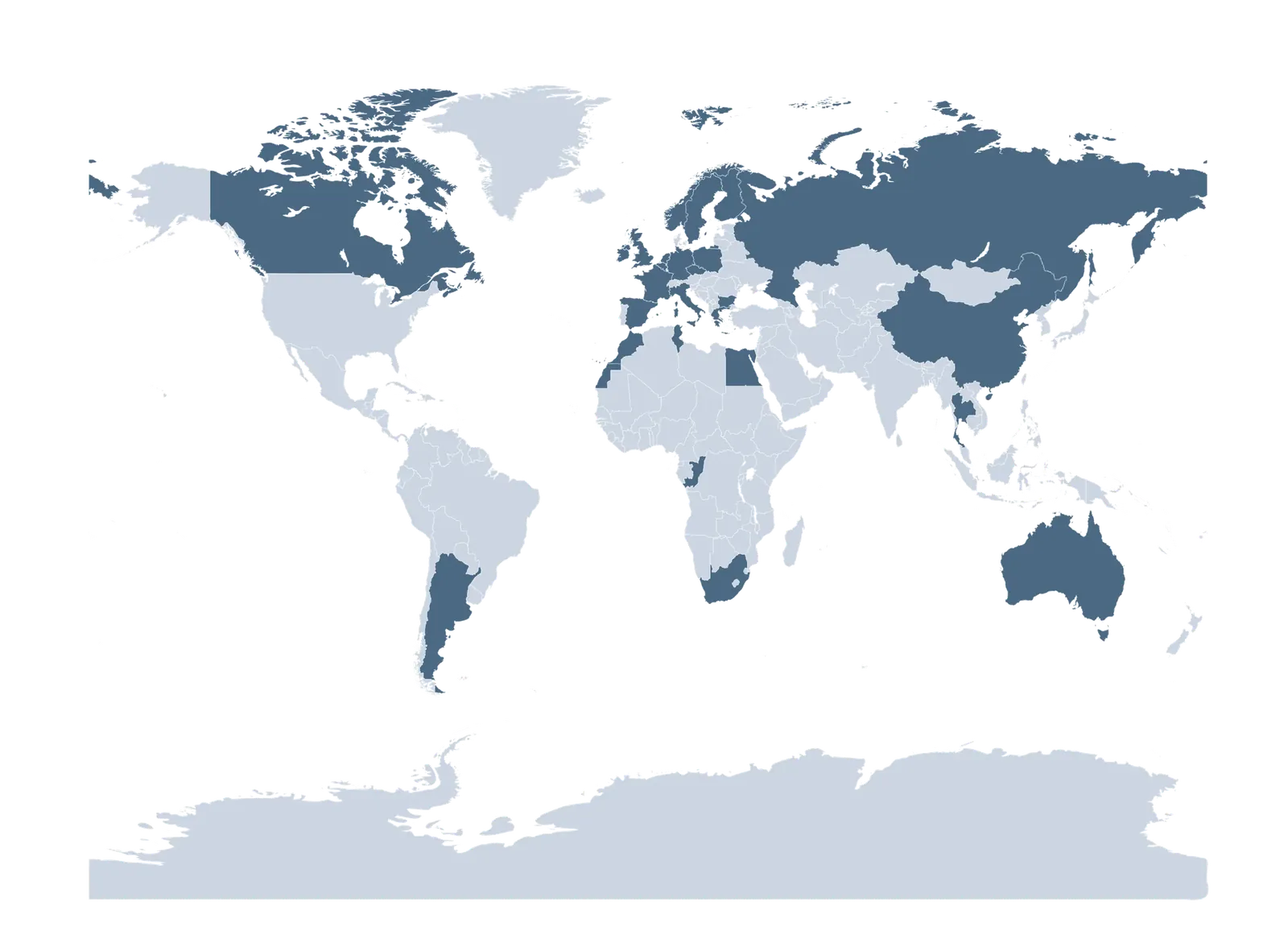 Global Presence Map